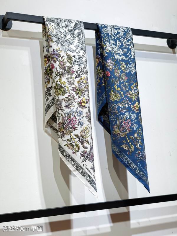 Dior silk scarf 90X90cm E011044