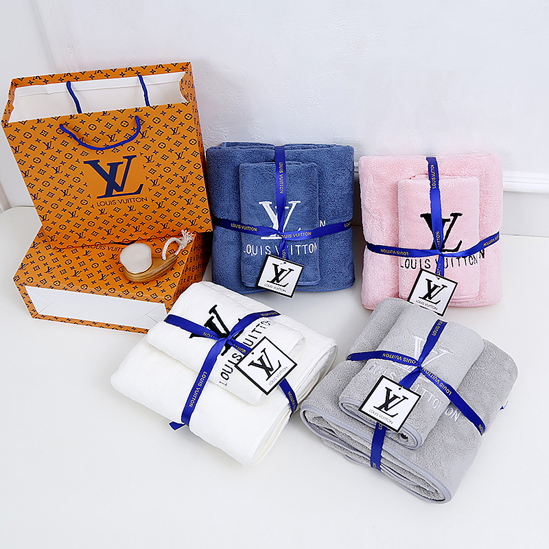 LV 浴巾 70X140cm 毛巾35X75cm 09