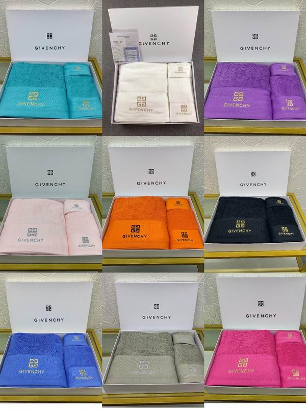 Givenchy 浴巾70X140cm 毛巾40X80cm 小方巾30X30cm QY14