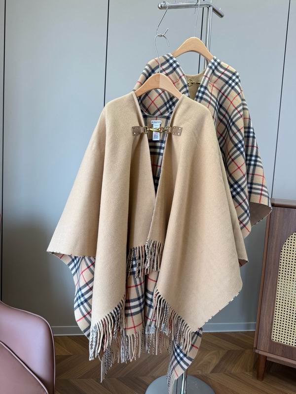 Burberry cloak 135X145cm 100%羊羔毛 E092720